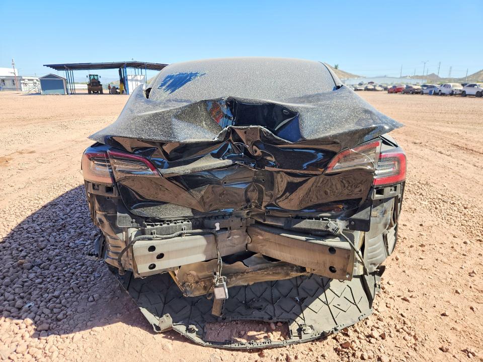 2023 Tesla Model 3 VIN 5YJ3E1EA4PF460120 COPART salvage auction — Rear End, AZ - CERT OF TITLE - SALVAGE, sold $6,000 on 2026-06-18 (photo 6)