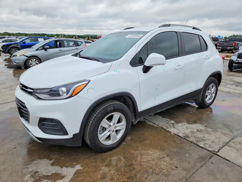 2021 Chevrolet Trax VIN KL7CJPSB5MB359191 COPART salvage auction — HAIL, Tx - Certificate Of Title, sold $4,350 on 2026-07-09 (photo 1)