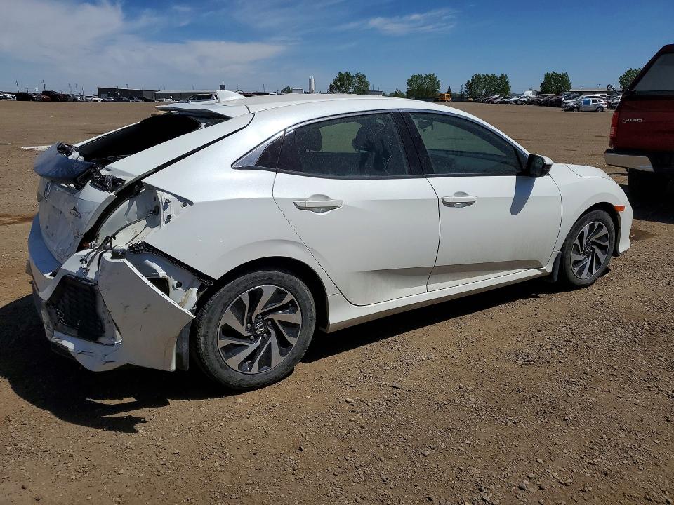 2018 Honda Civic VIN SHHFK7H20JU300108 COPART salvage auction — REAR END, Ab - Bos - Salvage, sold $3,750 on 2026-07-21 (photo 3)