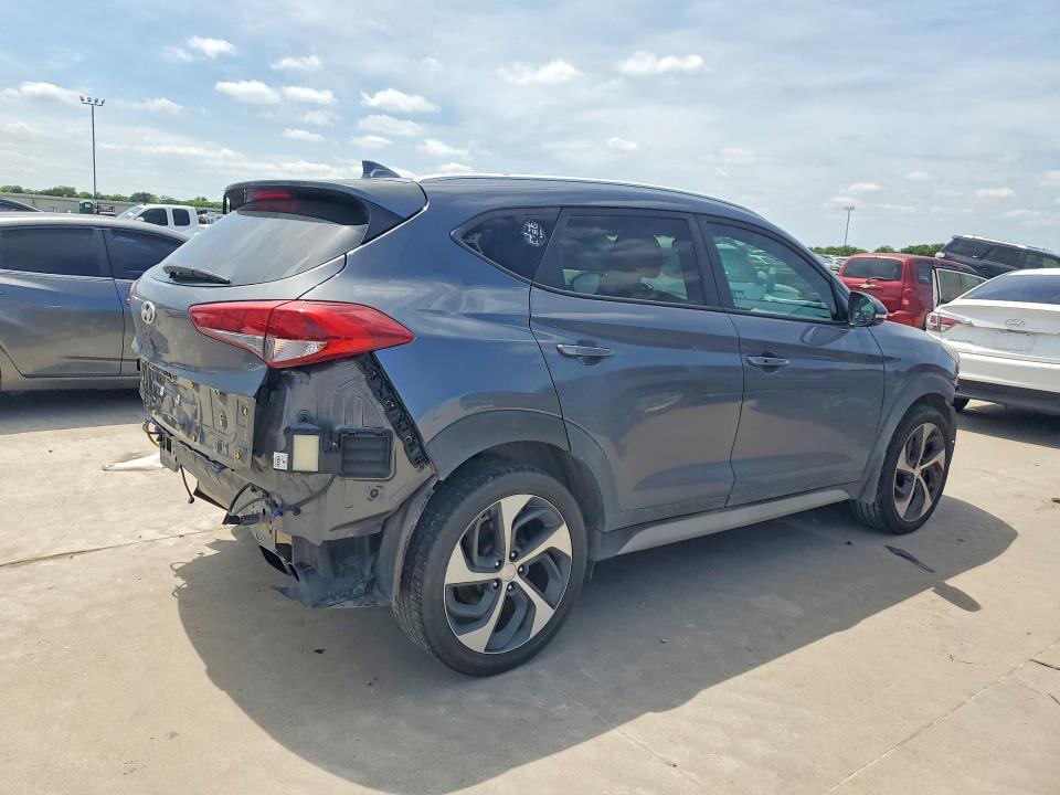 2018 Hyundai VIN KM8J33ALXJU745592 COPART salvage auction — REAR END, Tx - Salvage Vehicle Title, sold $3,700 on 2026-07-23 (photo 3)