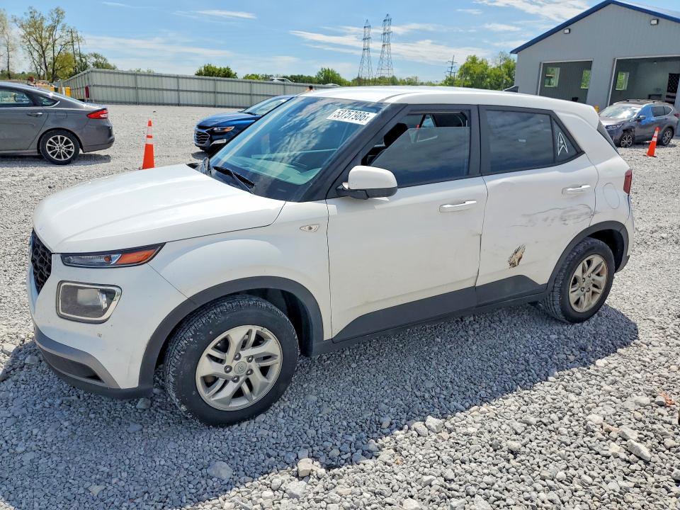 2022 Hyundai Venue VIN KMHRB8A36NU192643 COPART salvage auction — SIDE, Oh - Cert Of Title-Salvage, sold $3,050 on 2026-07-17 (photo 1)