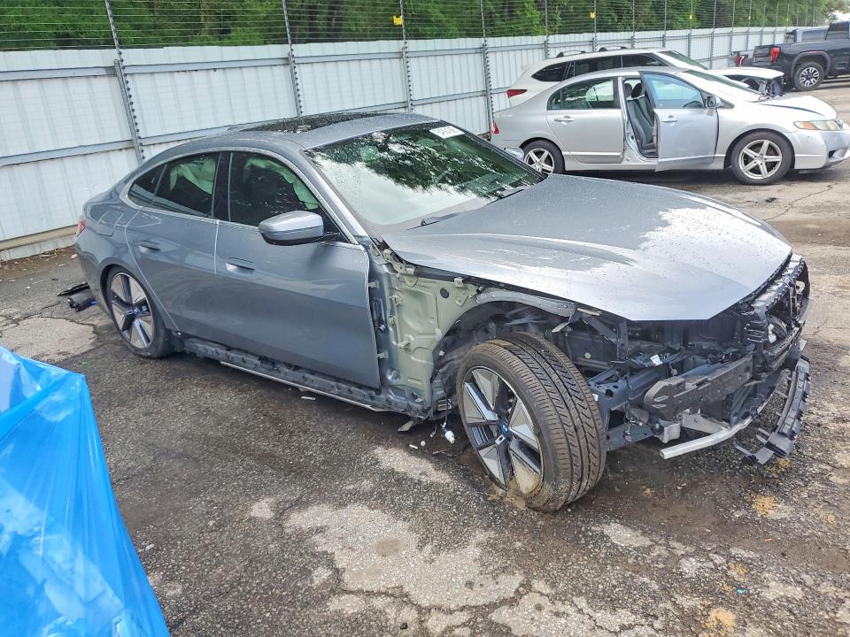 2023 BMW I4 VIN WBY43AW0XPFR08676 COPART salvage auction — FRONT END, GA - CERT OF TITLE-SALVAGE, sold $10,500 on 2026-07-31 (photo 4)