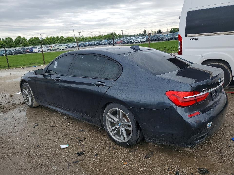 2017 BMW 7er VIN WBA7F2C58HG421917 COPART salvage auction — MINOR DENT/SCRATCHES, Wv - Certificate Of Title, sold $10,500 on 2026-07-27 (photo 2)