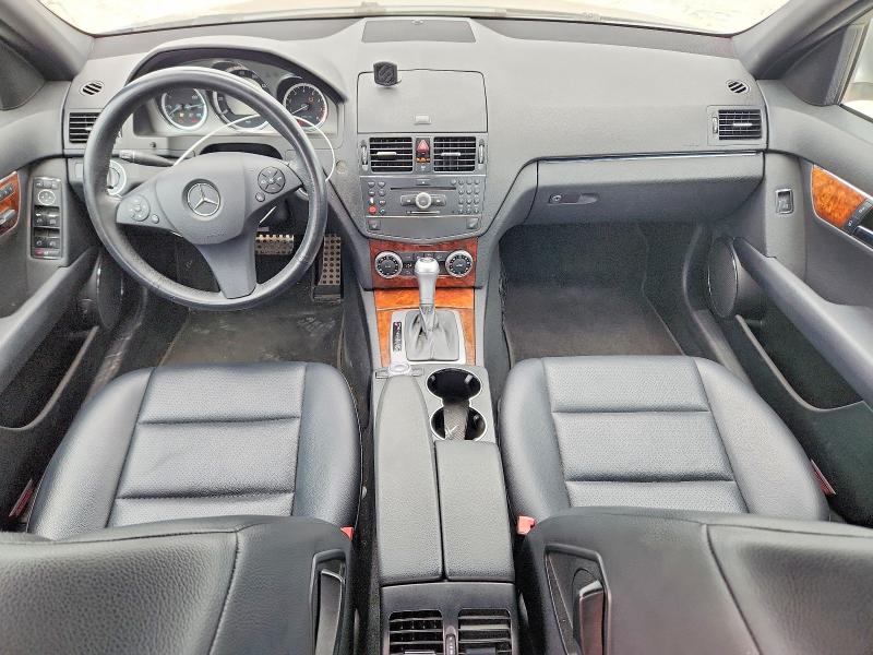 2009 Mercedes-benz C class VIN WDDGF81X99R065659 COPART salvage auction — UNDERCARRIAGE, Tx - Salvage Vehicle Title, sold $425 on 2026-07-16 (photo 8)