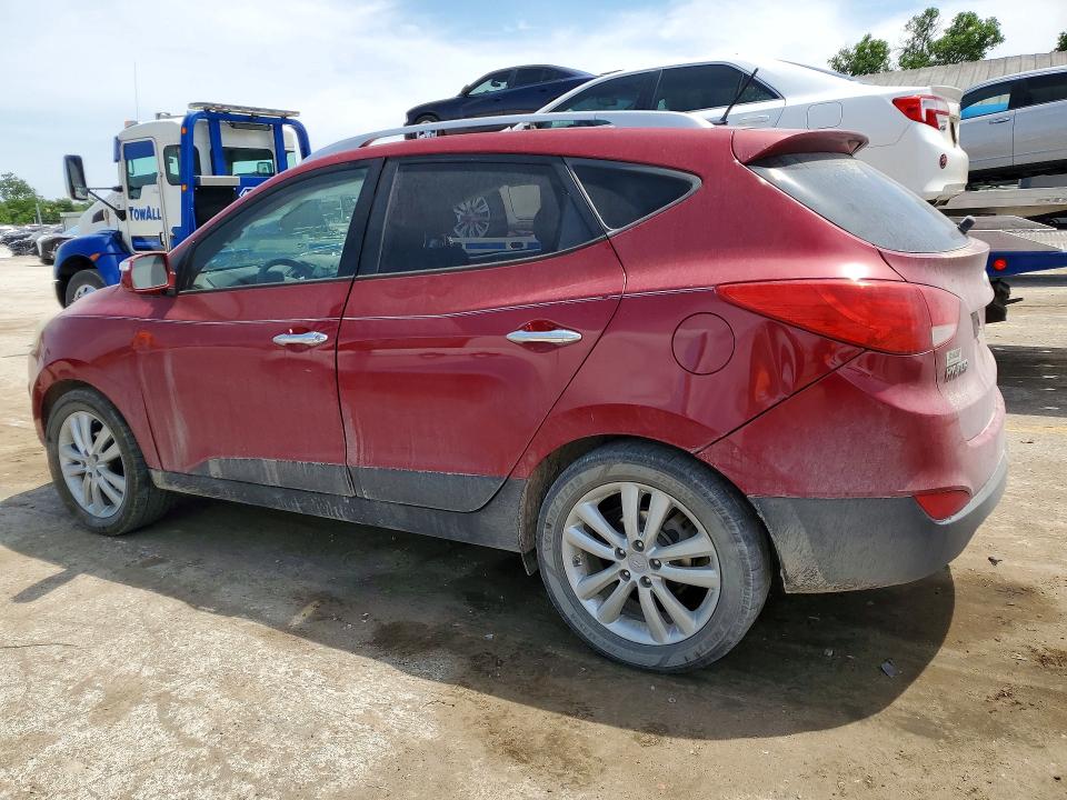 2010 Hyundai Tucson VIN KM8JU3AC2AU101064 COPART salvage auction — SIDE, KS - CERT OF TITLE-SALVAGE, sold $500 on 2026-07-22 (photo 2)