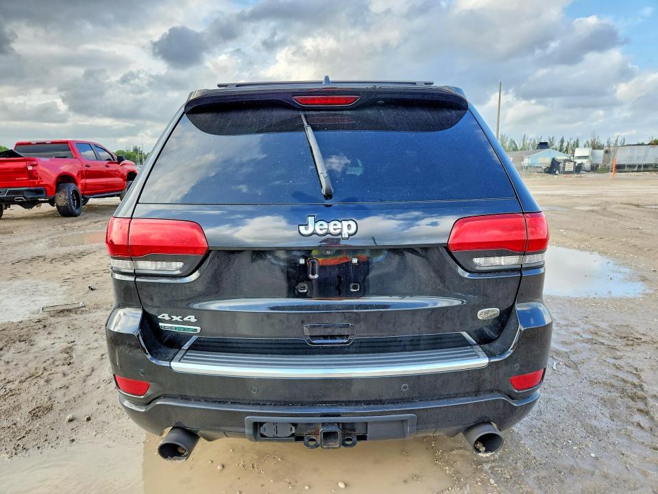 2018 Jeep Grand cherokee VIN 1C4RJFCM7JC421851 COPART salvage auction — ENGINE BURN, Fl - Cert Of Title Slvg Rebuildable, sold $425 on 2026-07-04 (photo 6)