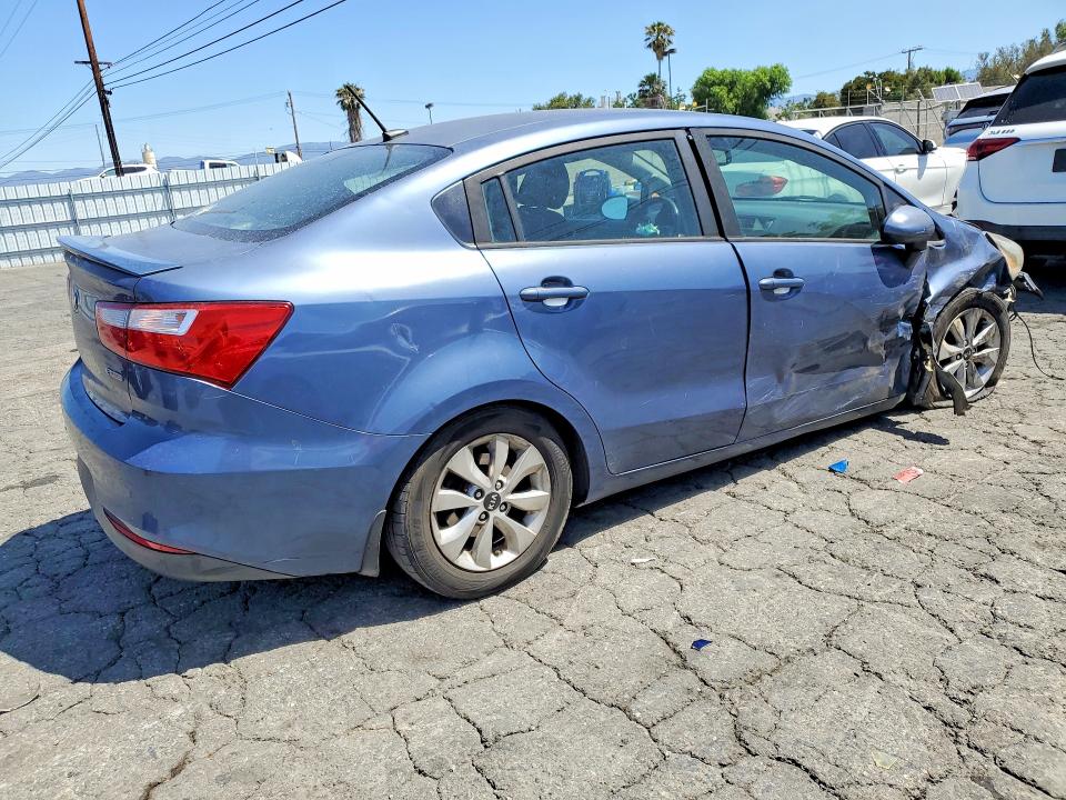 2016 Kia Rio VIN KNADN4A34G6680590 COPART salvage auction — FRONT END, Ca - Salvage Certificate, sold $900 on 2026-07-06 (photo 3)