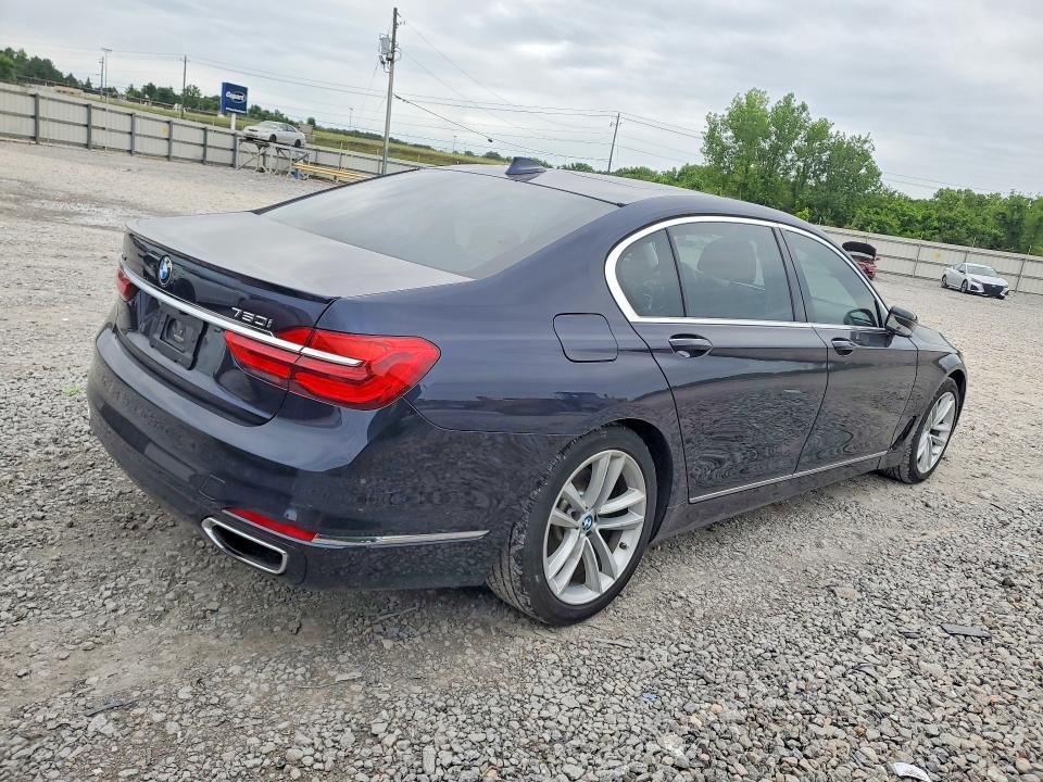 2016 BMW 7er VIN WBA7F2C59GG419558 COPART salvage auction — MINOR DENT/SCRATCHES, Ga - Certificate Of Title (P), sold $8,500 on 2026-07-28 (photo 3)