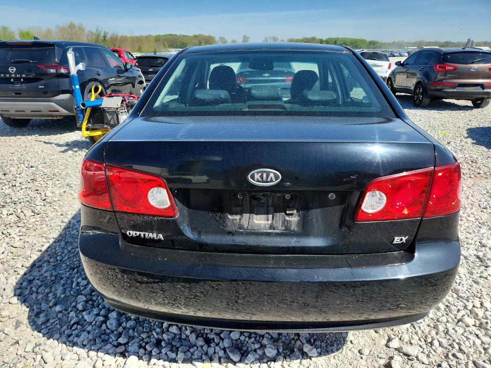 2007 Kia Optima VIN KNAGE123475142889 COPART salvage auction — FRONT END, Mi - Cert Of Title-Salvage Vehicle, sold $200 on 2026-07-30 (photo 6)