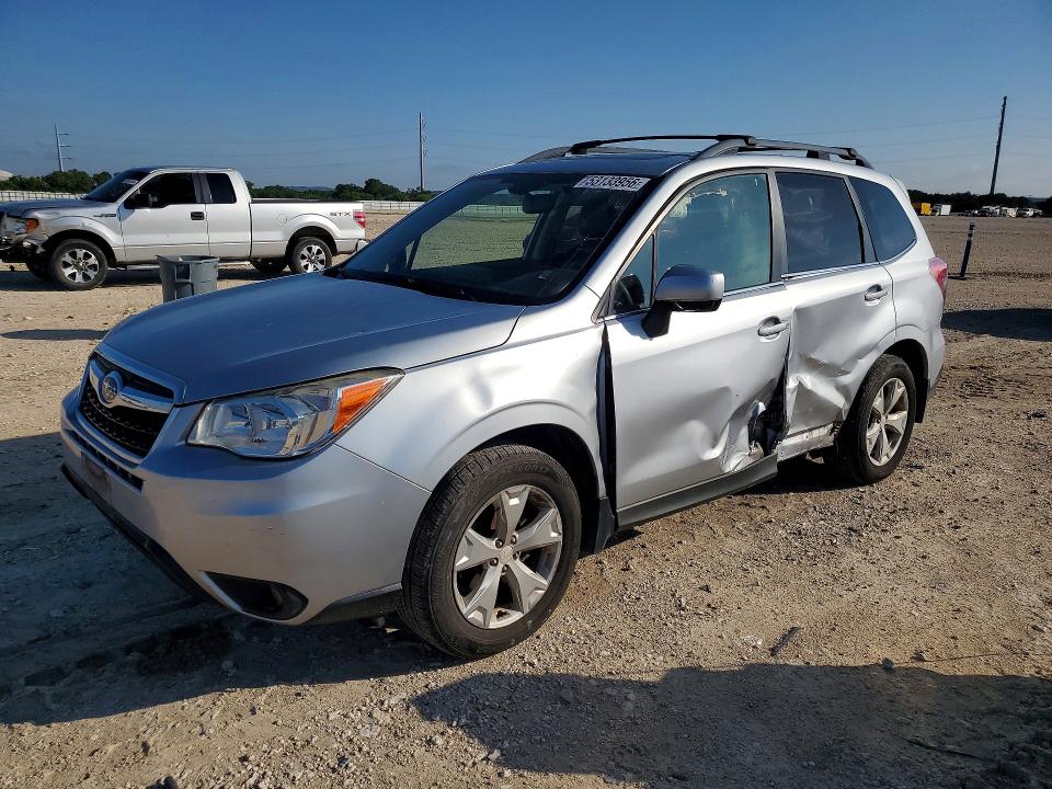 2016 Subaru VIN JF2SJARC2GH462517 COPART salvage auction — SIDE, Tx - Salvage Vehicle Title, sold $1,300 on 2026-07-02 (photo 1)
