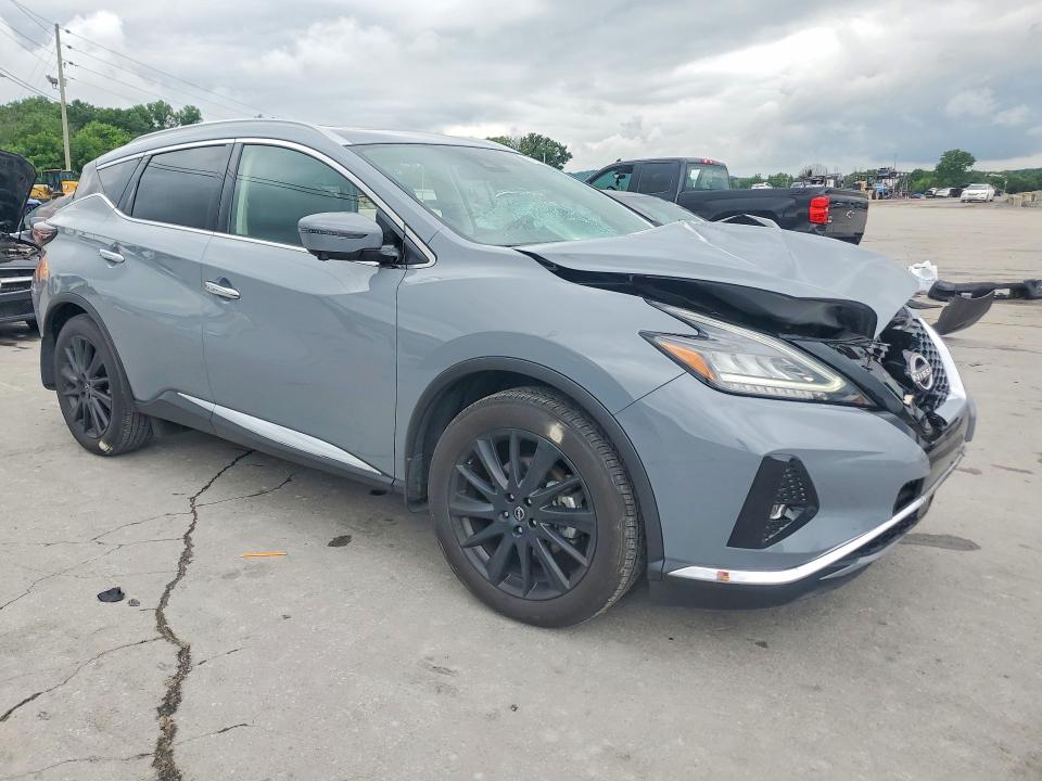 2024 Nissan Murano VIN 5N1AZ2DS5RC127223 COPART salvage auction — FRONT END, TN - SALVAGE CERTIFICATE, sold $8,900 on 2026-08-03 (photo 4)