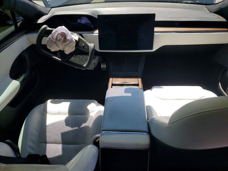 2021 Tesla Model s VIN 5YJSA1E58MF434352 COPART salvage auction — FRONT END, Ca - Salvage Certificate, sold $8,200 on 2026-07-21 (photo 8)