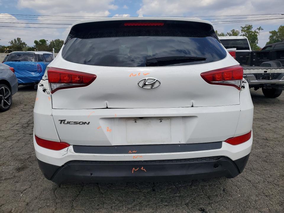 2018 Hyundai Tucson VIN KM8J33A41JU716734 COPART salvage auction — REAR END, Ca - Salvage Certificate, sold $5,300 on 2026-07-16 (photo 6)