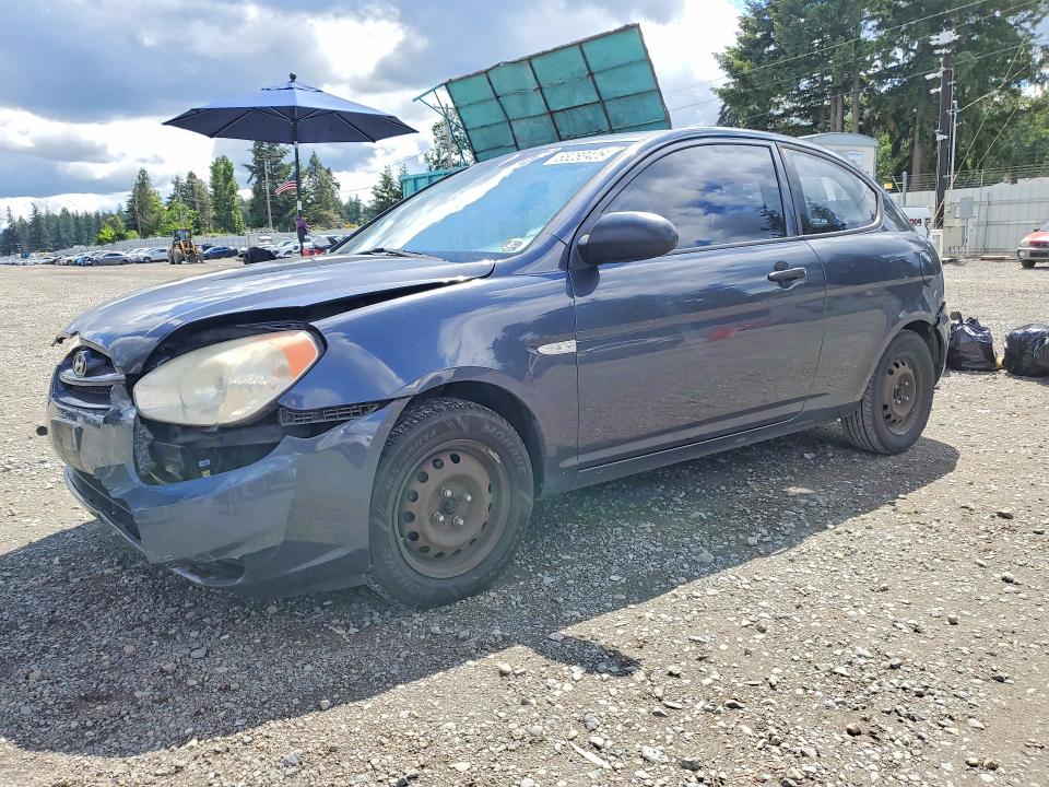2008 Hyundai Accent VIN KMHCM36C68U097970 COPART salvage auction — FRONT END, WA - BILL OF SALE, sold $175 on 2026-07-31 (photo 1)