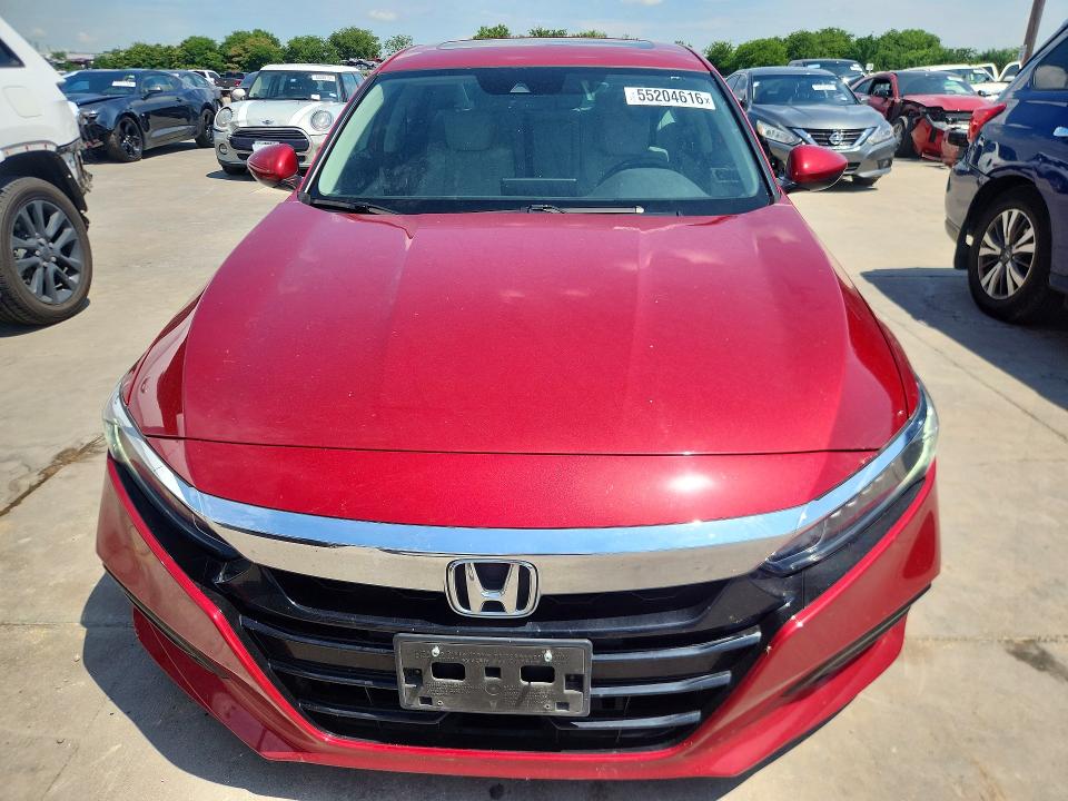 2018 Honda Accord VIN 1HGCV1F58JA208941 COPART salvage auction — UNDERCARRIAGE, Tx - Salvage Vehicle Title, sold $5,800 on 2026-07-09 (photo 5)