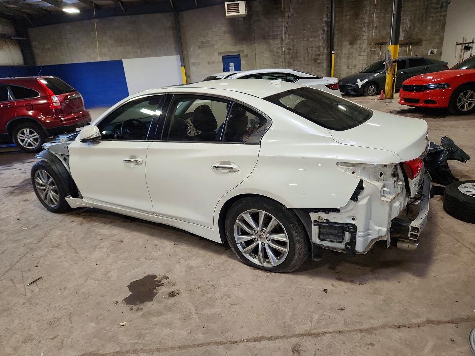 2017 Infiniti Q50 VIN JN1EV7AR7HM841642 COPART salvage auction — VANDALISM, Pa - Cert Of Salvage-Theft, sold $1,350 on 2026-07-29 (photo 2)