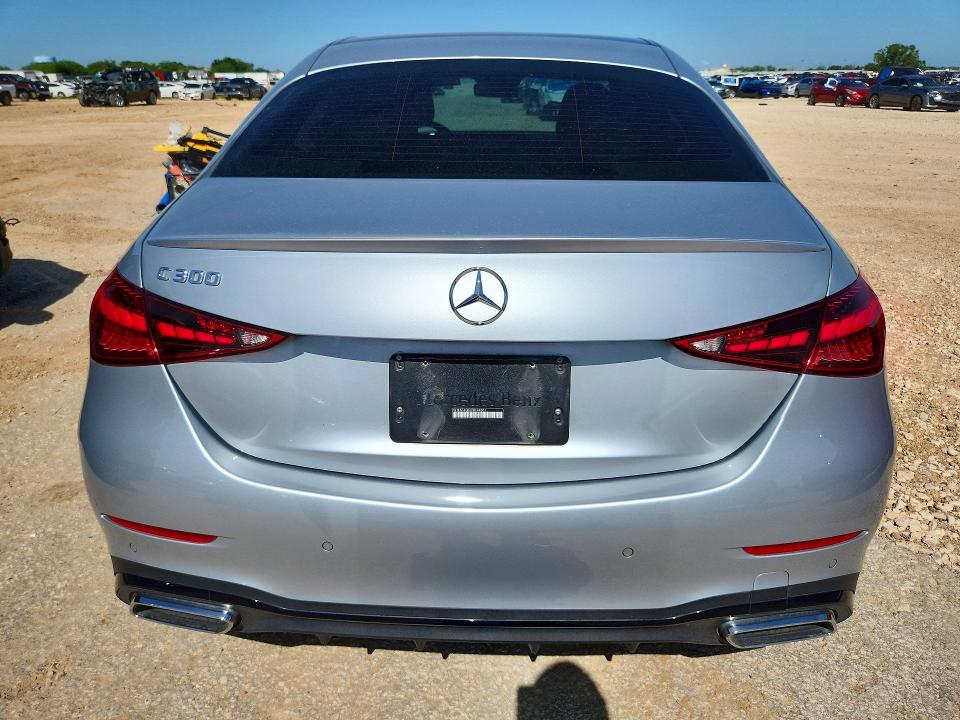 2023 Mercedes-benz C-klasse VIN W1KAF4GBXPR144801 COPART salvage auction — NORMAL WEAR, TX - SALVAGE VEHICLE TITLE, sold $19,000 on 2026-07-30 (photo 6)