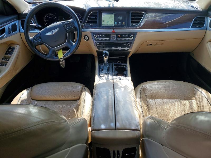 2016 Hyundai Genesis VIN KMHGN4JE9GU128401 COPART salvage auction — FRONT END, Pa - Cert Of Title, sold $2,800 on 2026-07-06 (photo 8)