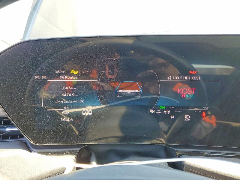 2025 Audi A6 VIN WAU2CAGH1SA014047 COPART salvage auction — REAR END, Ca - Salvage Certificate, sold $24,600 on 2026-07-29 (photo 9)