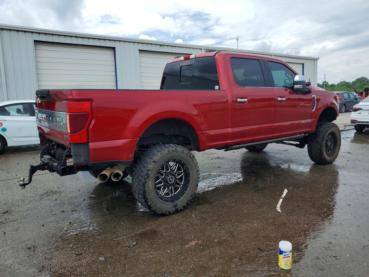 2020 Ford F-250 Super Duty VIN 1FT8W2BT7LEE43421 COPART salvage auction — Front End, AL - CERT OF TITLE-SALVAGE TITLE, sold $22,100 on 2026-07-02 (photo 3)
