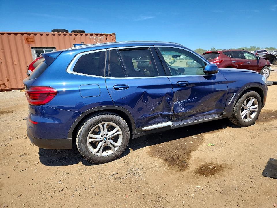 2021 BMW X3 VIN 5UXTY5C02M9E87106 COPART salvage auction — SIDE, Il - Salvage Certificate, sold $11,400 on 2026-07-09 (photo 3)