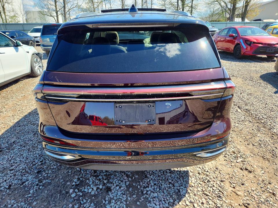 2025 Lincoln Nautilus VIN 5LMPJ8KA7SJ897890 COPART salvage auction — FRONT END, Ny - Mv-907A Salvage Certificate, sold $15,100 on 2026-07-29 (photo 6)