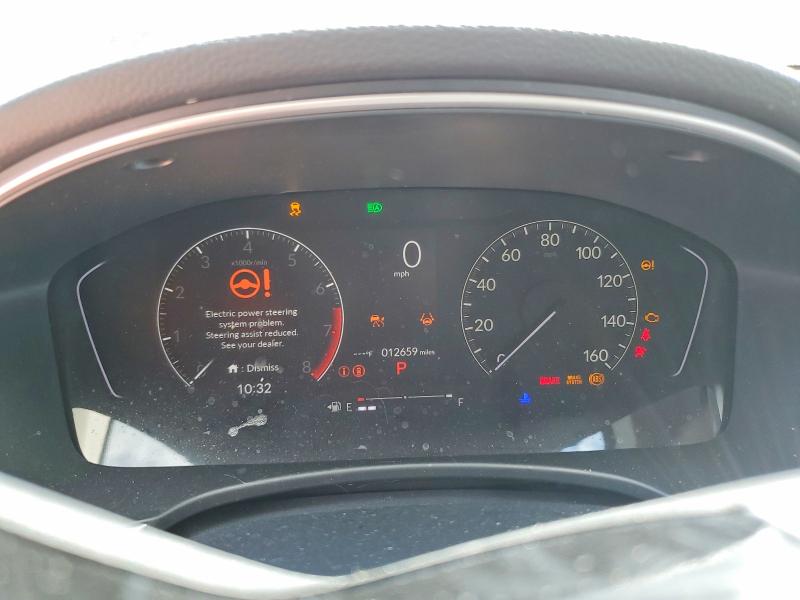2024 Honda VIN 19XFL1H76RE029581 COPART salvage auction — FRONT END, Ca - Salvage Certificate, sold $5,700 on 2026-07-02 (photo 9)