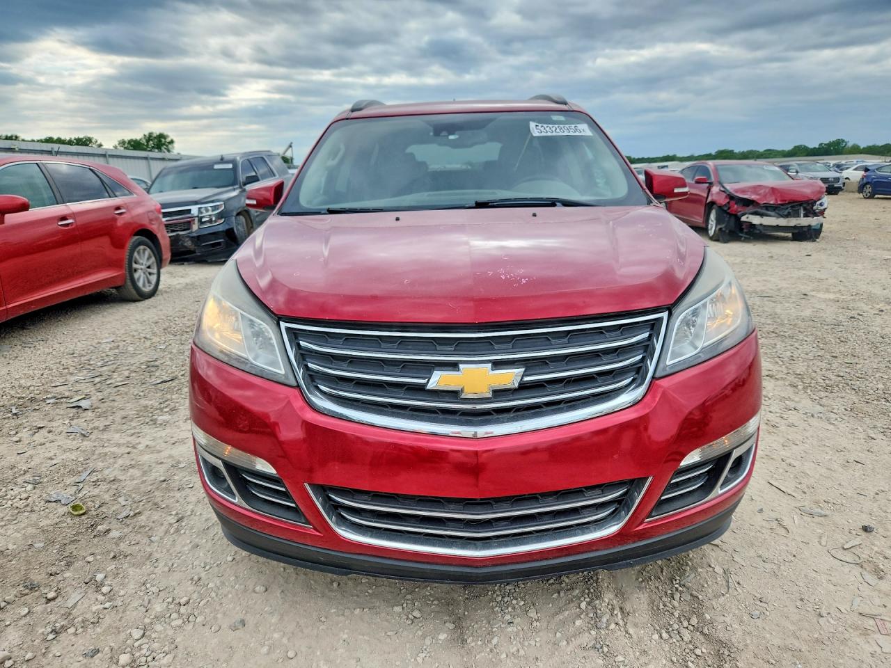 2014 Chevrolet Traverse VIN 1GNKVJKD6EJ231767 COPART salvage auction — Front End, KS - CERT OF TITLE-SALVAGE, sold $1,150 on 2026-07-09 (photo 5)