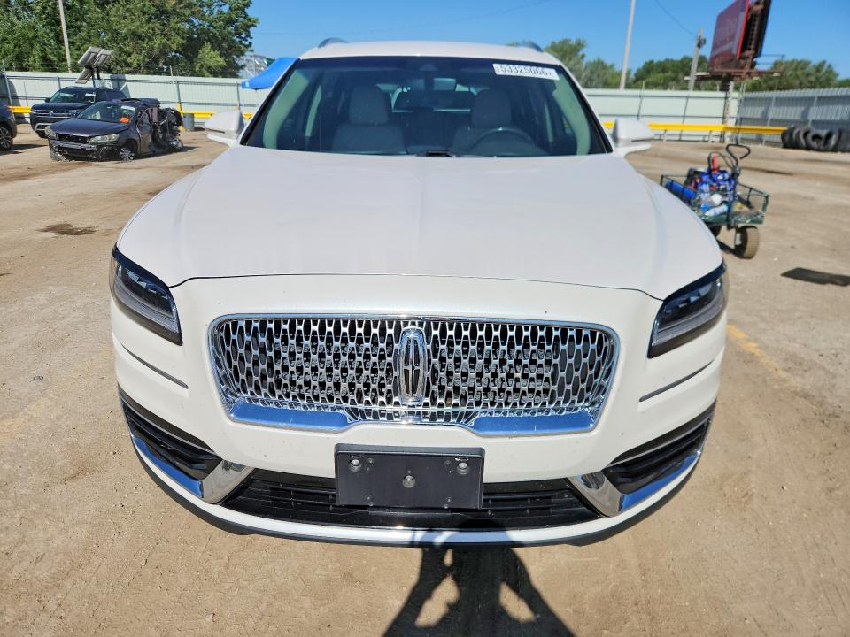 2019 Lincoln Nautilus VIN 2LMPJ8K90KBL39669 COPART salvage auction — HAIL, Ks - Cert Of Title-Salvage, sold $10,100 on 2026-07-08 (photo 5)