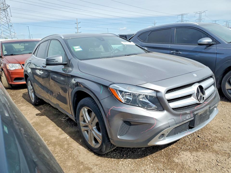 2016 Mercedes-benz Gla-klasse VIN WDCTG4GB0GJ223791 COPART salvage auction — FRONT END, Il - Salvage Certificate, sold $6,000 on 2026-07-14 (photo 4)