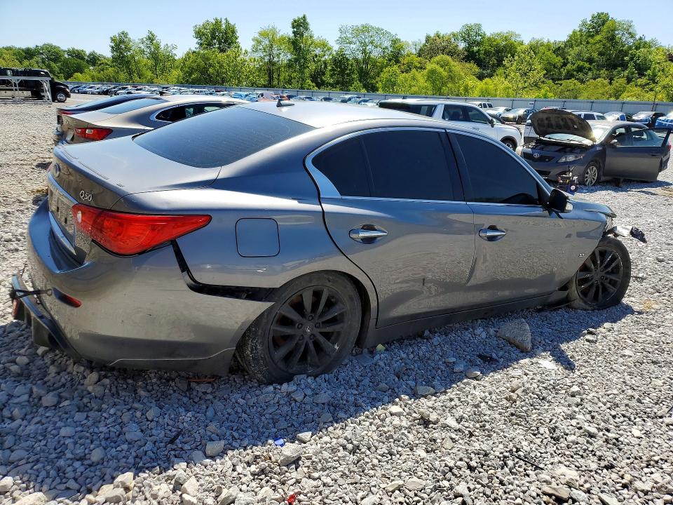 2014 Infiniti Q50 VIN JN1BV7AR5EM688306 COPART salvage auction — FRONT END, Ky - Bill Of Sale/Part Only/No Titl, sold $325 on 2026-07-10 (photo 3)