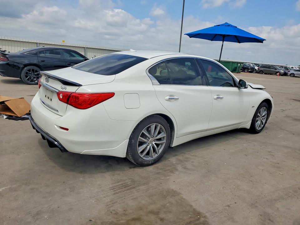 2017 Infiniti VIN JN1EV7AP6HM738260 COPART salvage auction — FRONT END, Tx - Salvage Vehicle Title, sold $2,000 on 2026-07-23 (photo 3)