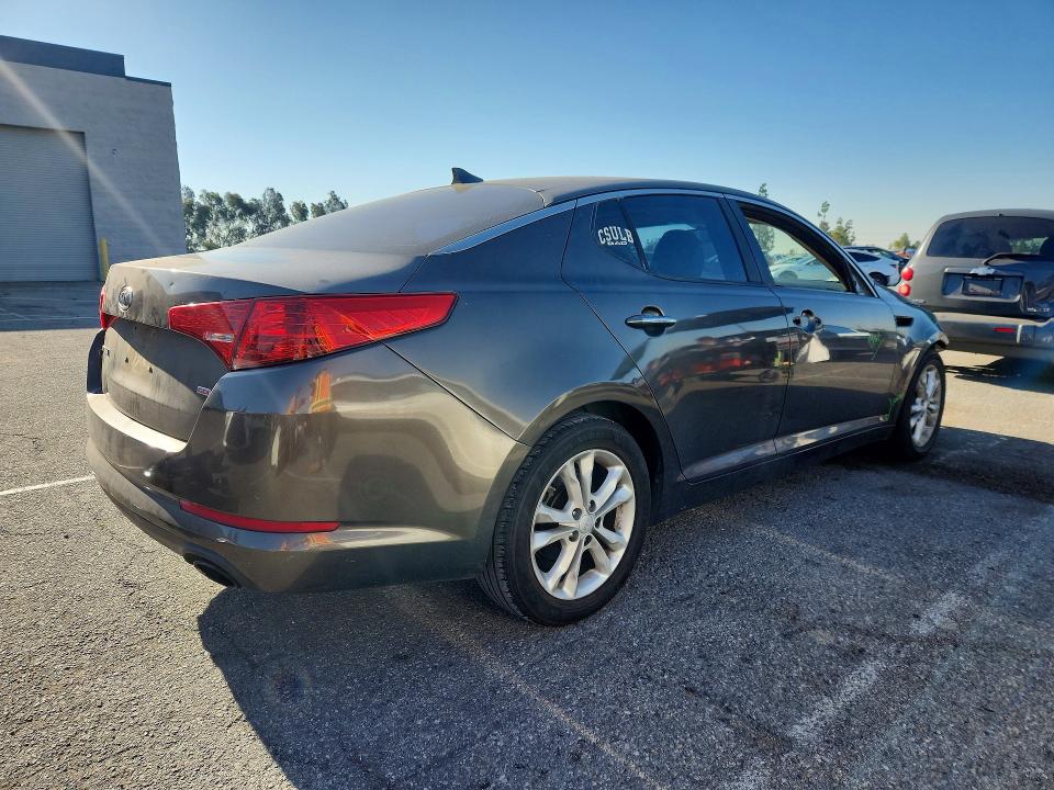 2012 Kia VIN 5XXGM4A72CG033221 COPART salvage auction — FRONT END, Ca - Salvage Certificate, sold $1,100 on 2026-07-07 (photo 3)