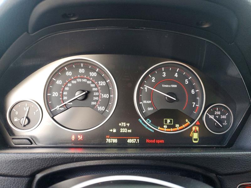 2015 BMW 4er VIN WBA3N3C57FK232452 COPART salvage auction — FRONT END, Fl - Cert Of Title Slvg Rebuildable, sold $3,250 on 2026-08-04 (photo 9)