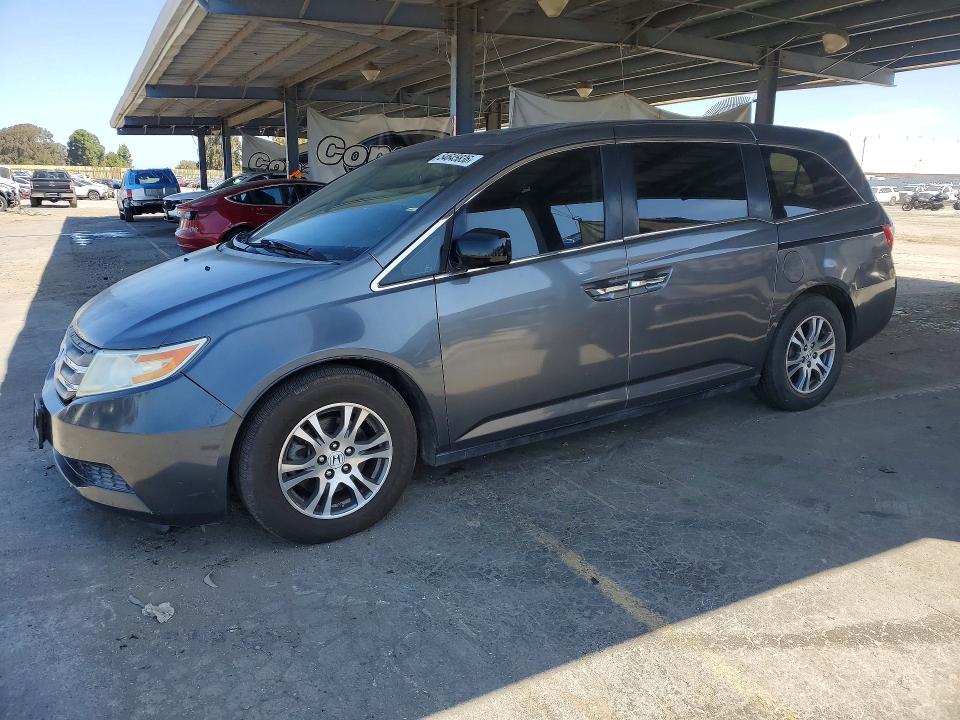 2013 Honda Odyssey VIN 5FNRL5H69DB003989 COPART salvage auction — FRONT END, Ca - Dis/Dlr/Exp Only Clean Title, sold $2,050 on 2026-07-02 (photo 1)