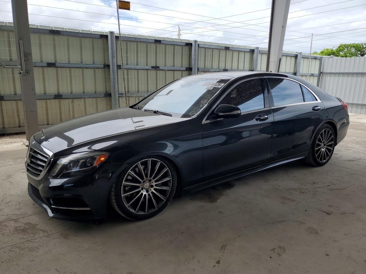 2015 Mercedes-Benz S-Class VIN WDDUG8CB4FA190760 COPART salvage auction — Minor Dent/Scratches, FL - CERTIFICATE OF TITLE (P), sold $7,900 on 2026-07-01 (photo 1)