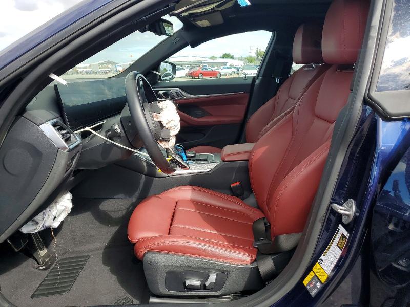 2023 BMW I4 VIN WBY73AW03PFN46137 COPART salvage auction — FRONT END, Ca - Salvage Certificate, sold $13,100 on 2026-07-31 (photo 7)