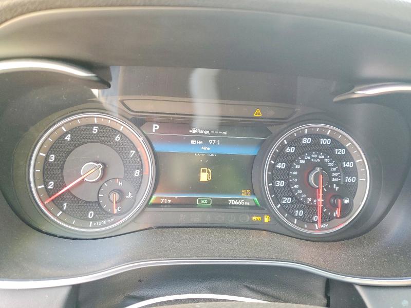 2019 Genesis G70 VIN KMTG34LA4KU012828 COPART salvage auction — SIDE, Il - Salvage Certificate, sold $4,450 on 2026-07-28 (photo 9)