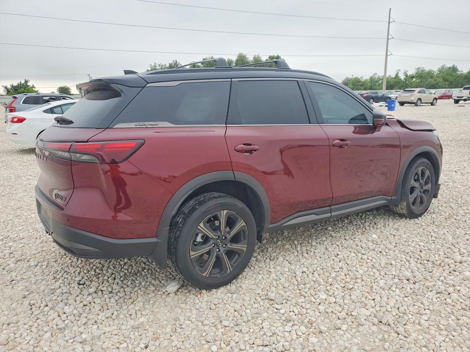 2026 Infiniti VIN 5N1AL1HU8TC342688 COPART salvage auction — FRONT END, Tx - Salvage Vehicle Title, sold $15,200 on 2026-07-02 (photo 3)