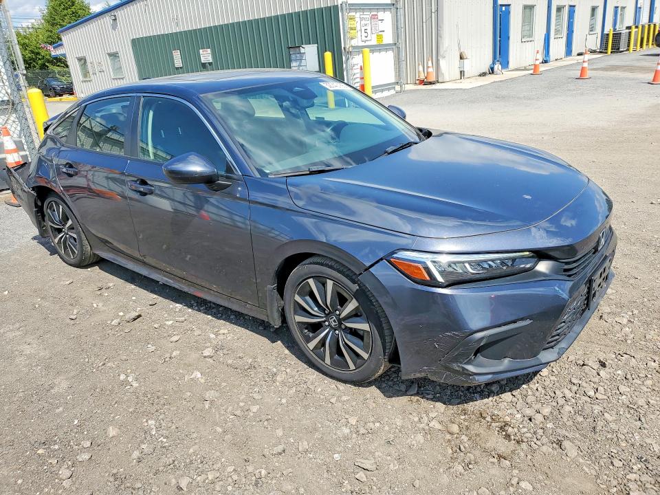 2022 Honda Civic VIN JHMFE1F71NX006943 COPART salvage auction — REAR END, Id - Salvage Certificate Of Title, sold $4,650 on 2026-07-27 (photo 4)