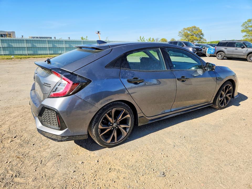 2018 Honda VIN SHHFK7H98JU236462 COPART salvage auction — HAIL, Id - Salvage Certificate Of Title, sold $10,600 on 2026-07-21 (photo 3)