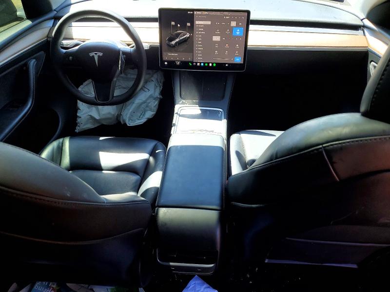 2023 Tesla Model y VIN 7SAYGAEE0PF589025 COPART salvage auction — FRONT END, Or - Salvage Title Certificate, sold $500 on 2026-07-29 (photo 8)