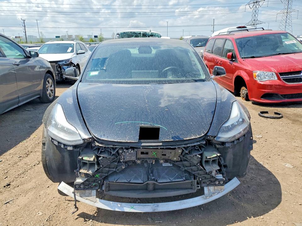 2020 Tesla Model 3 VIN 5YJ3E1EAXLF660803 COPART salvage auction — FRONT END, Il - Salvage Certificate, sold $3,600 on 2026-07-14 (photo 5)