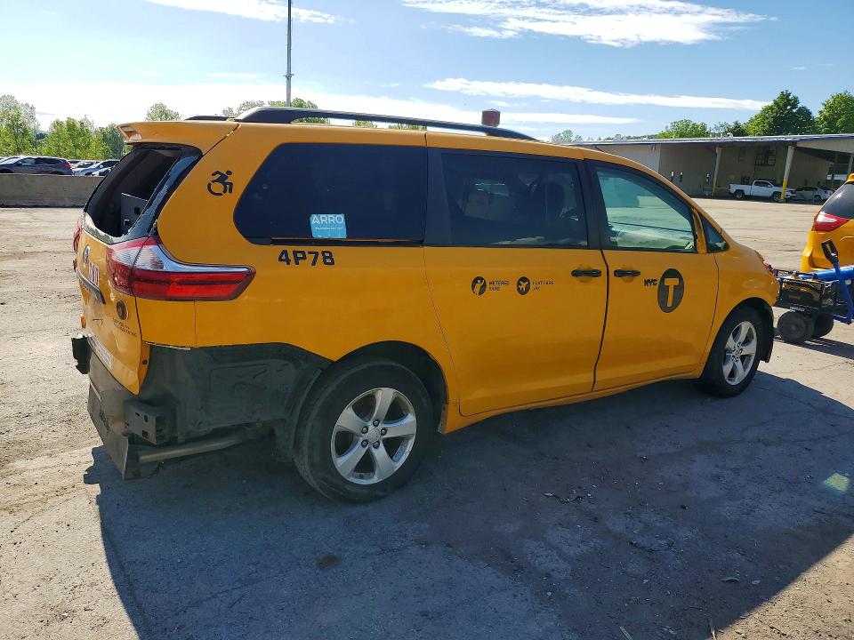 2017 Toyota VIN 5TDKZ3DC7HS886962 COPART salvage auction — REAR END, NY - CERTIFICATE OF TITLE, sold $1,500 on 2026-07-21 (photo 3)