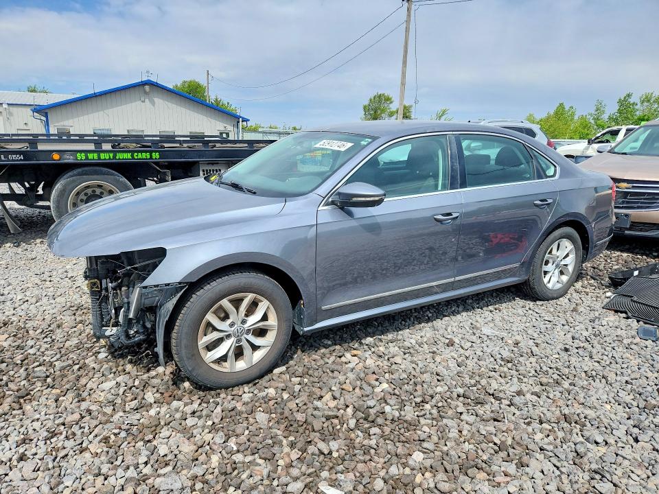 2016 Volkswagen VIN 1VWAT7A36GC056589 COPART salvage auction — FRONT END, Il - Salvage Certificate, sold $400 on 2026-08-03 (photo 1)