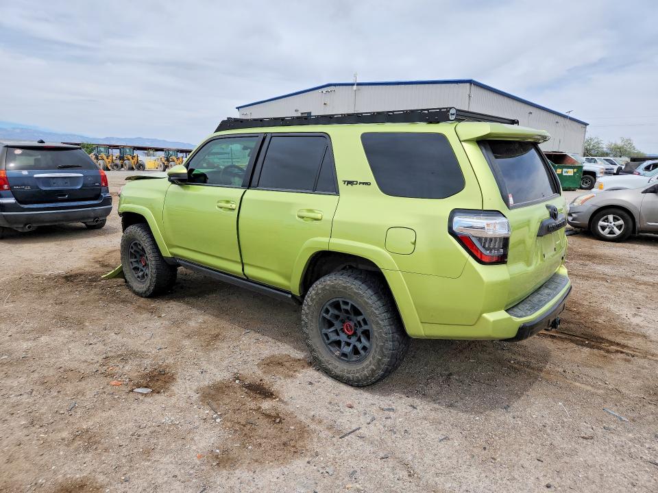 2022 Toyota 4runner VIN JTELU5JRXN6002785 COPART salvage auction — FRONT END, Az - Cert Of Title - Salvage, sold $18,300 on 2026-07-10 (photo 2)