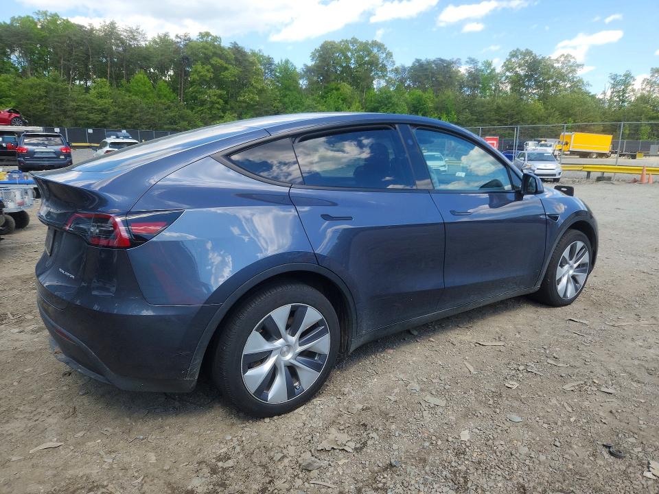 2023 Tesla Model y VIN 7SAYGDEE4PA164227 COPART salvage auction — FRONT END, MD - CERT OF SALVAGE > 75% DAMAGE, sold $10,300 on 2026-07-28 (photo 3)