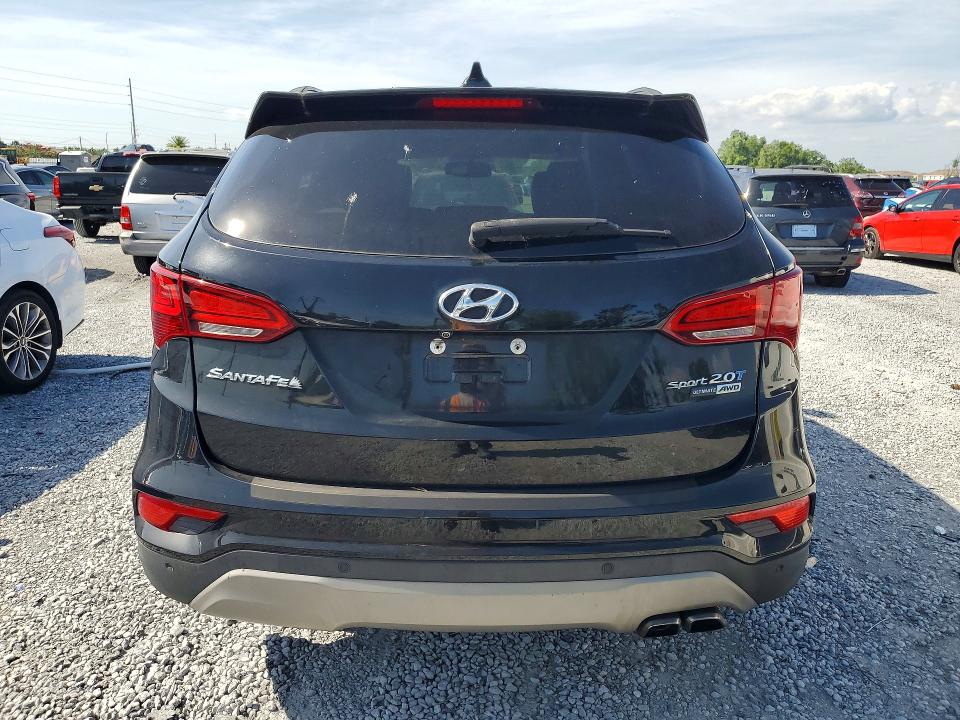 2017 Hyundai Santa fe VIN 5XYZWDLA7HG481968 COPART salvage auction — FRONT END, Mt - Certificate Of Title, sold $4,000 on 2026-07-10 (photo 6)