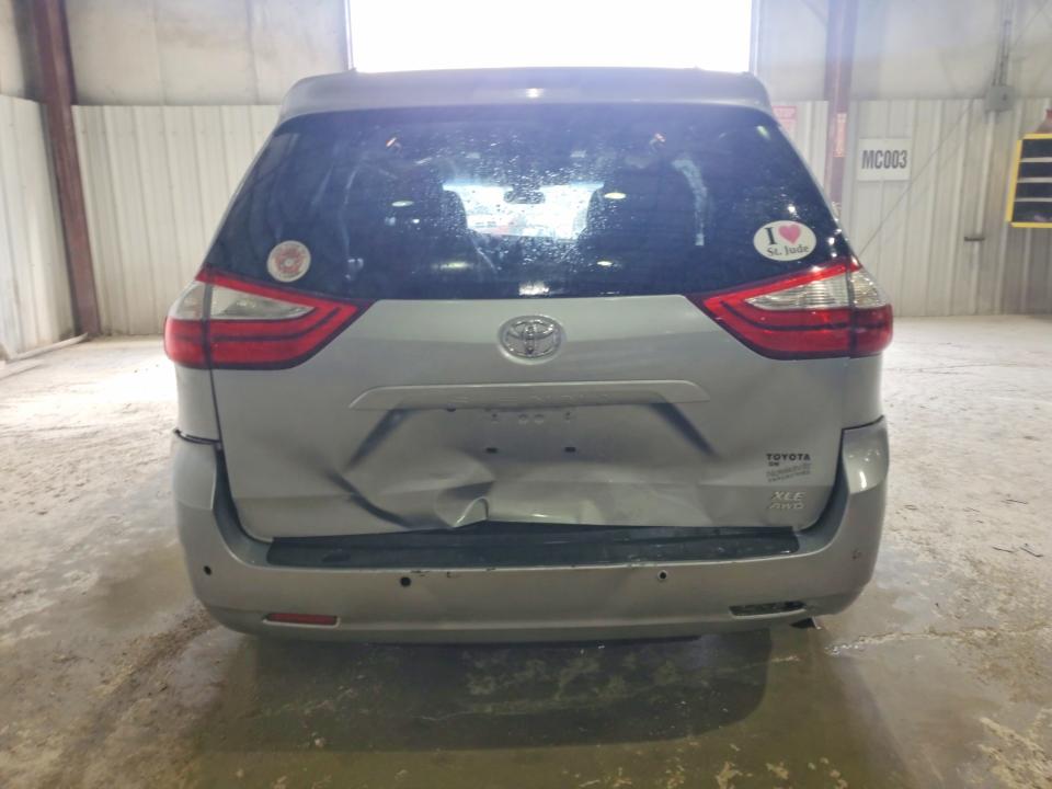 2016 Toyota Sienna VIN 5TDDK3DC3GS137801 COPART salvage auction — REAR END, Ky - Cert Of Title-Salvage, sold $6,100 on 2026-07-15 (photo 6)