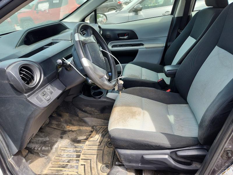 2014 Toyota Prius c VIN JTDKDTB38E1568214 COPART salvage auction — FRONT END, MI - CERTIFICATE OF TITLE, sold $525 on 2026-07-16 (photo 7)